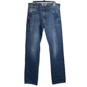 Wrangler Retro Slim Straight Men's Jeans Size 34x36 Denim Workwear Ranch Western